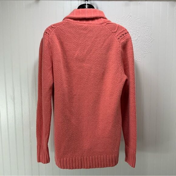 FOSSIL wool cashmere blend cardigan sweater - Picture 3 of 5